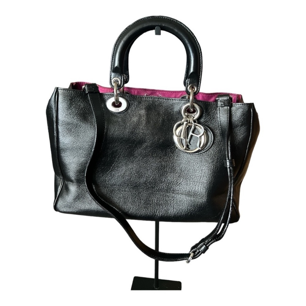 Christian Dior Diorissimo Logo charm two-way leather bag - Picture 2 of 16